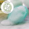 Picture of S&T INC. Exfoliating and Massaging Cradle Cap Bath Brushes for Baby, Silicone - 2 Inch x 2.5 Inch, Grey and Teal, 2 Pack