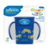 Picture of Dr. Brown’s Milestones Cheers 360 Cup Spoutless Transition Cup with Handles for Easy Grip and Leak-Free Learning, Blue Safari, 7 oz/200 mL