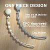Picture of Cuddle Campus Silicone Pacifier Clip Holder with One Piece Design, Pack of 2 Soft Flexible Binky Clips with Texture for Baby Boy and Girl(6m+)