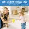 Picture of Dr Brown's Milestones Cheers 360 Cup Spoutless Transition Cup with Handles for Easy Grip & Leak-Free Learning, Green, 7oz/200mL, 6m+