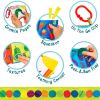 Picture of Let's Count Soft Book - World of Eric Carle the Very Hungry Caterpillar Baby on the Go Clip Teething Crinkle Soft Sensory Book for Babies, 5.25x5.25 Inch