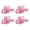 Picture of Dr. Brown's HappyPaci 100% Silicone Baby Pacifier, Contoured One-Piece Design, Blue, 0-6m, BPA-Free, 4 Pack