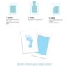 Picture of Pearhead Newborn Baby Handprint and Footprint Kit - No Mess Clean-Touch Ink Pad with Impression Cards, Baby Boy Keepsake, Perfect Keepsake for Family, Acid-Free, Blue