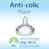 Picture of Dr. Brown’s Natural Flow Y-Cut Wide-Neck Baby Bottle Nipple, Ideal for Thicker Liquids, 100% Silicone, 2 Count (Pack of 1), 9m+