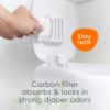 Picture of Diaper Genie Carbon Filter (4-Pack) | Diaper Pail Odor Eliminator & Deodorizer | Compatible with the Diaper Genie Complete and Expressions Pail