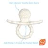 Picture of RaZbaby RaZberry Silicone Baby Teether Toy - Berrybumps Soothe Babies Sore Gums - Infant Teething Toy - Hands Free Design - BPA Free - Easy-to-Hold Design - Teething Relief Pacifier - Coconut
