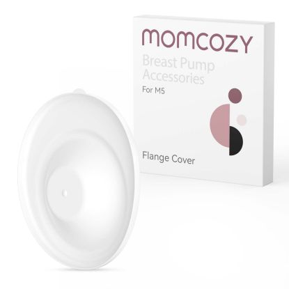 Picture of Momcozy Flange Lid Only Compatible with Momcozy M5 NOT for Others. Dust-Proof Flange Cover Original M5 Breast Pump Replacement Accessories, 1 Pack