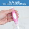 Picture of Dr. Brown's Soft Touch No Scratch Baby Bottle Cleaning Brush Nipple Cleaner with Stand and Storage Clip, BPA Free, Blue 1-Pack