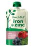 Picture of Beech-Nut Baby & Toddler Food Pouches with Iron & Zinc, Apple Blueberry & Spinach Puree, 3.5 oz (12 Pack)
