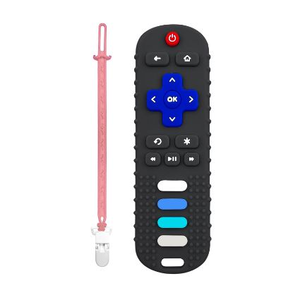 Picture of YAPROMO Baby Teething Toys, Silicone Teether Toy for Babies 18+ Months, Cute Remote Control Shape Teething Toys, Soft Chew Toys BPA Free, Relief Teething Gum Discomfort