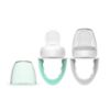 Picture of Dr. Brown's Fresh First Silicone Feeder, Mint & Grey, 2 Count