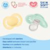 Picture of MAM Original Matte Baby Pacifiers, Binky for 6-16 Months, BPA-Free Silicone Nipple, Easy to Clean, Best for Breastfed Babies, Developed with Medical Experts, 2 Count Binkies with Sterilizer Case