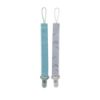 Picture of Nuby Pacifinder Baby Pacifier Clip - (2-Pack) - Pacifier Holder Clip with Convenient Hook Loop - Green Dots and Gray Arrows