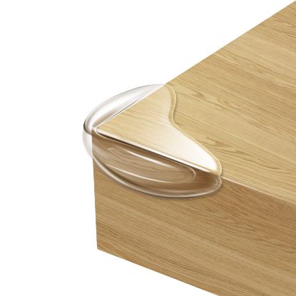 Picture of 8 Pack Corner Guards Clear Corner Protectors for Furniture Baby Proof Corner & Edges Cover Bumper Stop Child Head Injuries Tables, Furniture & Sharp Corners