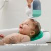 Picture of Frida Baby Control The Flow Bath Rinse Cup | Rinser Cup to Wash Hair + Body | Rinser Cup for Bath Time with Easy Grip Handle + Removable Rain Shower