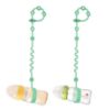 Picture of LittleHugs Toy Straps for Baby, Adjustable Toy Holder for Stroller Accessories, Silicone Baby Tether Pacifier Clip, No Throw Baby Travel Essential Leash for High Chair, Car Seat