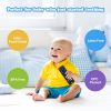 Picture of ERSIHUA 2-Pack Silicone Baby Teething Toys, TV Remote Teethers for 6-12-18 Months Infant, Fire Remote Control Shape Toddlers Silicone Teethers, Chew Toys for Boys and Girls (PFTV-Black+Black)