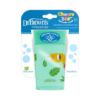 Picture of Dr. Brown’s Milestones Cheers 360 Cup Spoutless Transition Cup, Travel Friendly & Leak-Free Sippy Cup, Turquoise Snake, 10 oz/300 mL