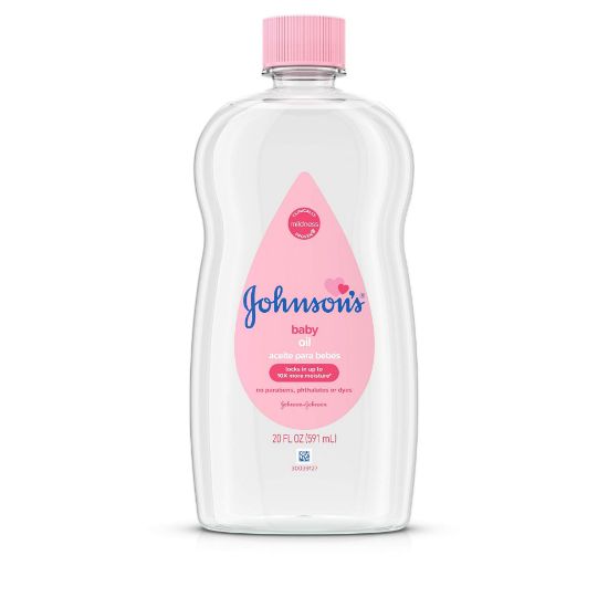 Picture of Johnson & Johnson SLC (Cosmetics) Baby Oil, 20 Fl Oz