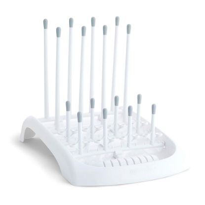 Picture of Munchkin Fold Baby Bottle Drying Rack - Compact Design Folds Flat for Easy Storage, White/Grey