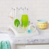 Picture of Munchkin Fold Baby Bottle Drying Rack - Compact Design Folds Flat for Easy Storage, White/Grey