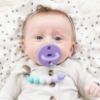 Picture of Ryan & Rose Cutie PAT Pacifier Teether (Slant, Orchid)