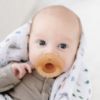 Picture of Ryan & Rose Cutie PAT Pacifier Teether (Stage 2, Clear Rubber)