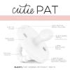 Picture of Ryan & Rose Cutie PAT Pacifier Teether (Slant, White)