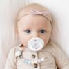 Picture of Ryan & Rose Cutie PAT Pacifier Teether (Slant, White)