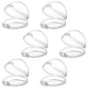 Picture of Accmor Pacifier Case, Pacifier Holder Case, Pacifier Container for Travel, BPA Free, Transparent, 6 Pack