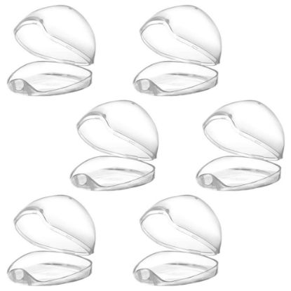 Picture of Accmor Pacifier Case, Pacifier Holder Case, Pacifier Container for Travel, BPA Free, Transparent, 6 Pack