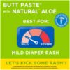 Picture of Boudreaux's Butt Paste with Natural* Aloe Diaper Rash Cream, Ointment for Baby, 4 oz Tube