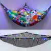 Picture of Unicorn Castle Stuffed Animals Net or Hammock Kids Toy Storage Organizer with LED Light Hanging Corner Stuffed Animals Holder Kids Girls Room Decor(Pack of 1)