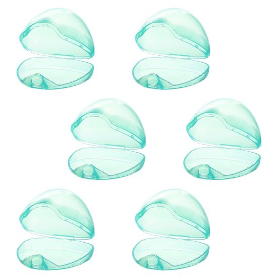 Picture of Accmor Pacifier Case, Pacifier Holder Case, Pacifier Container for Travel, BPA Free,Transparent Green, 6 Pack