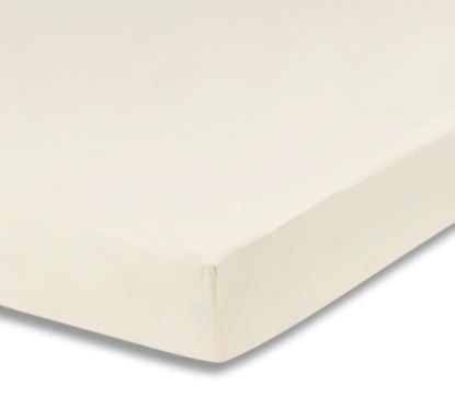 Picture of Everyday Kids Fitted Crib Sheet, 100% Soft Breathable Microfiber Baby Sheet, Fits Standard Size Crib Mattress 28in x 52in, Beige Nursery Sheet