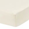 Picture of Everyday Kids Fitted Crib Sheet, 100% Soft Breathable Microfiber Baby Sheet, Fits Standard Size Crib Mattress 28in x 52in, Beige Nursery Sheet