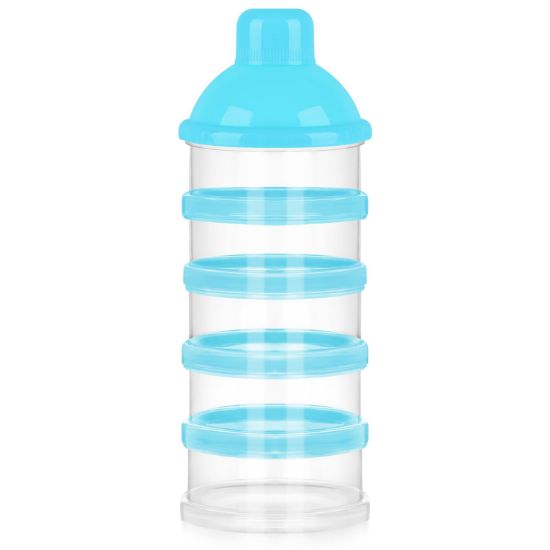 Picture of Accmor Formula Dispenser On The Go, 5 Compartments Stackable Formula Container for Travel, Baby Milk Powder Kids Snack Container, BPA Free