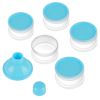 Picture of Accmor Formula Dispenser On The Go, 5 Compartments Stackable Formula Container for Travel, Baby Milk Powder Kids Snack Container, BPA Free