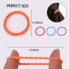 Picture of 200PCS Elastic Hair Ties, No Crease Hair Small Ponytail Holders for Kids Girls Baby Toddler, Multicolor, Spiral grain
