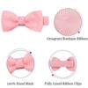 Picture of CÉLLOT Baby Girls Hair Clips 25PCS Fully Lined Tiny 2" Hair Bows Alligator Clips for Infants Toddlers
