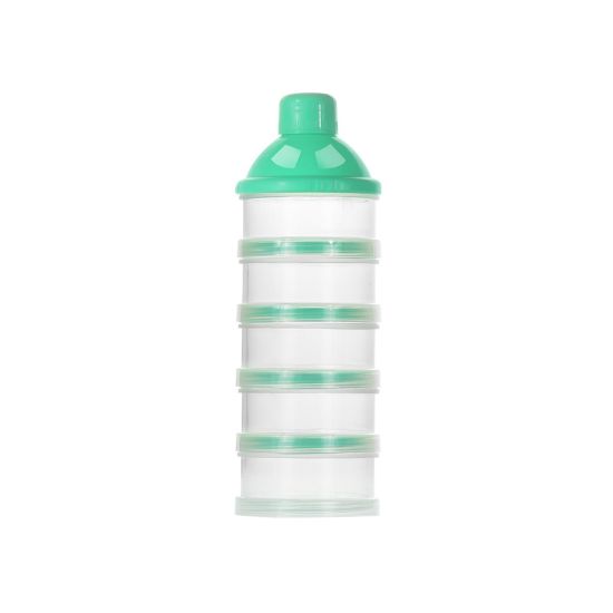 Picture of Accmor Formula Dispenser On The Go, 5 Compartments Stackable Formula Container for Travel, Baby Milk Powder Kids Snack Container, BPA Free