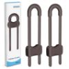 Picture of Baby Proofing Cabinets,Cabinet Locks for Babies,2 Pack U-Shaped Child Locks for Cabinets, Child Proof Cabinet Latches,Child Safety Cabinet Locks with Adjustable by SPISPI (Brown)