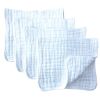 Picture of Synrroe Muslin Burp Cloths 4 Pack Large 20" by 10" 100% Cotton 6 Layers Extra Absorbent and Soft