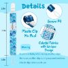 Picture of Babygoal Ocean Blue Pacifier Clips, 6 Pack Binky Paci Holder Clips and Leash for Boys and Girls Fits for Most Pacifier, Binkie Styles & Baby Teethers & Toys and Gift 6PS12
