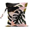 Picture of zcyxuuw Wet Dry Bag for Swimsuit, Travel, Beach, Pool, Stroller, Diapers, Dirty Yoga Gym Clothes, Makeup Bag, Waterproof Tropical Palm Leaves Decor Jungle Palm Leaf Favors
