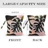 Picture of zcyxuuw Wet Dry Bag for Swimsuit, Travel, Beach, Pool, Stroller, Diapers, Dirty Yoga Gym Clothes, Makeup Bag, Waterproof Tropical Palm Leaves Decor Jungle Palm Leaf Favors