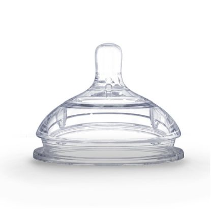 Picture of Comotomo Silicone Replacement Nipple, Fast Flow, 6+ Months, 2 Count