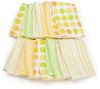Picture of Spasilk Washcloth Wipes Set for Newborn Boys and Girls, Soft Terry Washcloth Set, Pack of 10, Yellow Dots