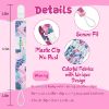 Picture of Babygoal Hawaii Pacifier Clips, 6 Pack Binky Paci Holder Clips and Leash for Boys and Girls Fits for Most Pacifier, Binkie Styles & Baby Teethers & Toys and Gift 6PS25