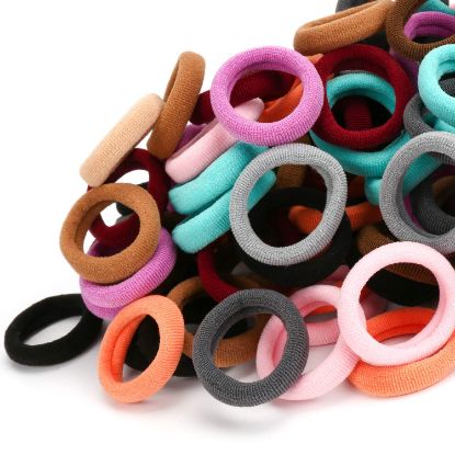 Picture of Toddler Hair Ties, Kids Hair Ties, Small Hair Bands and Girls Elastic Ponytail Holders for Baby Girls (Diameter 0.97 Inch）